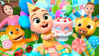 Happy Birthday Song  Lalafun Nursery Rhymes amp Original Kids Songs [upl. by Urania]