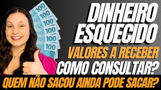 DINHEIRO ESQUECIDO Brasileiros ainda NÃO SACARAM R 853 bilhões de VALORES A RECEBER – ENTENDA [upl. by Ahsihat]