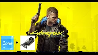 Nvidia Quadro T600  Cyberpunk 2077 Gameplay [upl. by Yliram407]