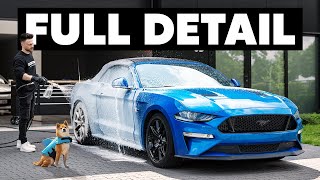 30 Hour Mustang Detail  Wash Polish amp Coating  ASMR [upl. by Wilt400]