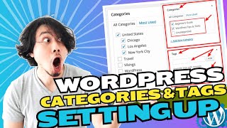 How to Add CategoryampTag in WordPress websit  How to Create and Publish Post in WordPress [upl. by Okihcas]