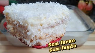 NÃO VAI AO FOGO FÁCIL É SÓ MISTURAR SOBREMESA DE COCO DELICIOSA [upl. by Amolap]