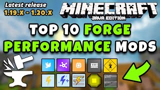 Top 10 Best Forge Performance FPS Boost Mods 1192 1193 120 Boost Your FPS [upl. by Mortensen]