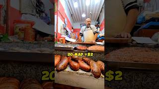 2 spleen sandwich in Fes Morocco 🇲🇦 streetfood fes moroccanfood shorts morocco [upl. by Siegfried]