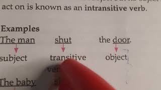 quotTRANSITIVE AND INTRANSITIVE VERBSquot IN SENTENCES IN SENTENCES [upl. by Dorej]