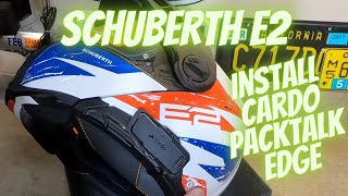 Cardo Packtalk Edge in Schuberth E2 [upl. by Robinett]