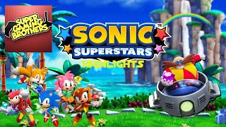 Super Gaming Bros SGB Sonic Superstars  Highlights [upl. by Nauaj466]