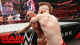 Cesaro vs Sheamus Raw Aug 8 2016 [upl. by God]