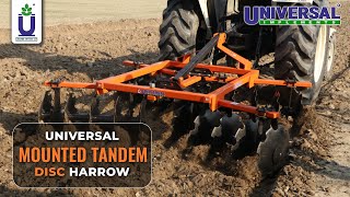 Universal Mounted Tandem Disc Harrow  Universal Implements [upl. by Christel]