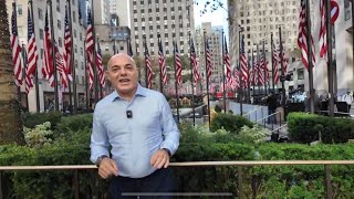 Blendi Fevziu  dikur emigrant sot eshte pronari i 11 Restoranteve njeri ne Rockefeller Center [upl. by Ire929]