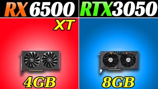 RX 6500 XT vs RTX 3050  20 Games Benchmarks [upl. by Laroc]