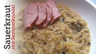 Rezept  Sauerkraut mit Semmelknödeln Red Kitchen  Folge 115 [upl. by Wettam]