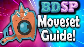 How to use Rotom Wash BDSPROTOM WASH BEST Moveset GuidePokemon Brilliant Diamond and Shining Pearl [upl. by Asilegna]