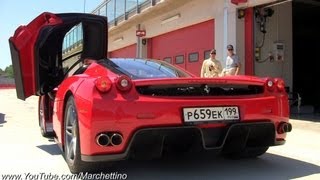 Ferrari Enzo Sound  Start Rev and Accelerations [upl. by Einaffets]