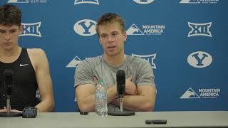 BYU Men’s Basketball  Blue amp White  Media Availability  October 9 2024 [upl. by Acinyt]