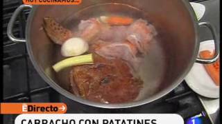 Receta de Cabracho con patatines ED [upl. by Ecnaiva402]