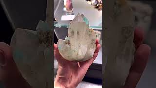 Crystal 大件南非阿猴水晶 green pyramid 幻影金字塔 斜矽鋁銅礦 Ajoite 水晶擺件 原礦擺件 原礦標本 礦物標本 水晶標本 奇摩拍賣➡️阿賽斯特萊 幸運店amp阿賽斯特萊 光工店 [upl. by Thebazile242]