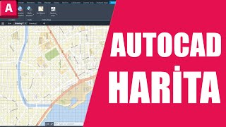 Autocad Haritalar ile Coğrafi Konum  Google Earth Olmadan Hızlı Yöntem [upl. by Tsirhc]