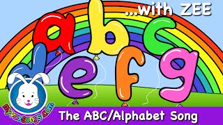 The Alphabet Song with lyrics  Nursery Rhymes [upl. by Itsim94]