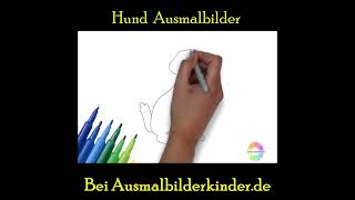 Wie man einen süßen Hund zeichnet dem Kinder folgen können [upl. by Adnilahs]