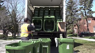 New Green Bin deliveries and collection [upl. by Anoed]