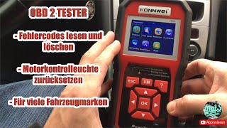 OBD IIEOBD Lesegerät Konnwei KW 850 [upl. by Arline]