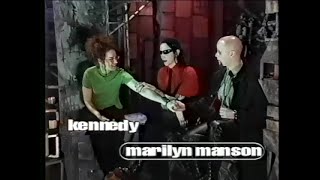 Marilyn Manson interview amp video on Alternative Nation with Kennedy 19960501 120 [upl. by Rock145]