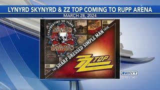 WATCH  ZZ Top Lynyrd Skynyrd announce tour stop in Lexington [upl. by Enrahs]