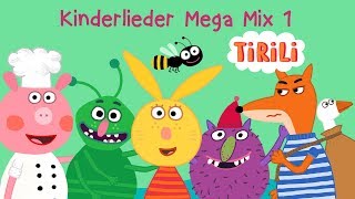 Kinderlieder Mega Mix 1 Auf der Mauer und 9 weitere Lieder  TiRiLi Kinderlieder  über 20 Minuten [upl. by Carolyn]