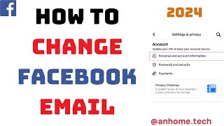 How to Change Your Email Address on Facebook A StepbyStep Guide [upl. by Ailgna]