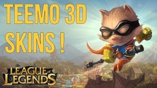 LoL  Teemo 3D all Skins [upl. by Teraj]