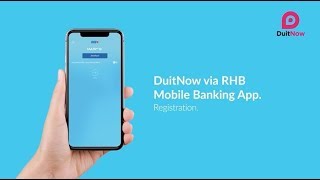 RHB Mobile Banking App  DuitNow Registration [upl. by Nlycaj]