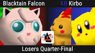 CounterPick 2 Losers Quarters  Blacktain Falcon Jigglypuff vs Kirbo Pikachu Kirby [upl. by Rame]