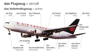 Das Flugzeug  Deutsch lernen  Learn German [upl. by Inej]