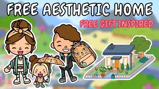 Free toca boca aesthetic house tour🍓🌸🫧 aesthetictocahouse educationalgames kidsgames toca [upl. by Pacificas]