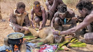 Wow 😮😋 This is what Hadzabe Catch and eats for Lunch middle of nowhere ‼️😋 [upl. by Moss125]