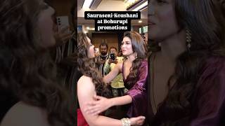 SauraseniKoushani at Bohurupi promotions saurasenimaitra koushanimukherjee bohurupi [upl. by Akeimahs]