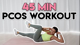 45Minute PCOS Workout Compilation Embrace the Journey to Health [upl. by Esirec]