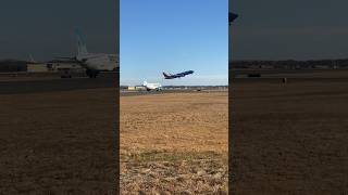 planespotting avgeek boeing737max8 boeing aviation aviator takeoffs windy southwest [upl. by Faden515]