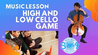 High and Low Cello Game  KS1 and KS2 Homeschool Music Activity from Sing Education [upl. by Zebapda]