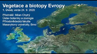 Vegetace a biotopy Evropy 1  Úvod [upl. by Aloibaf673]