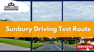 Sunbury Driving Test Route  Vicroads  Vicroads Testing route Sunbury  Driving Lesson [upl. by Ainek]