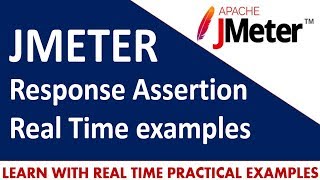 Jmeter Tutorials  Jmeter Response Assertion examples [upl. by Lulu]