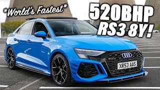 This 520BHP RS3 8Y is The Worlds FASTEST [upl. by Zoarah]