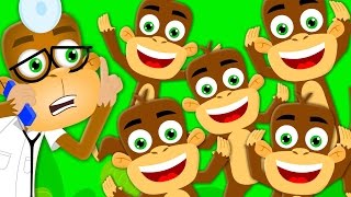 Nursery Rhymes with Videos  Children and kids Video  Songs Five Little Monkeys  kids tv [upl. by Aikenat283]