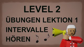 INTERVALLE HÖREN  Level 2 Prime bis Terz [upl. by Anaihk750]