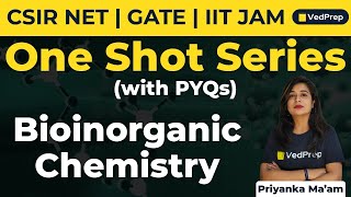 Bioinorganic Chemistry One Shot Series  PYQs  CSIR NET  GATE  IIT JAM  VedPrep Chem Academy [upl. by Tuchman]