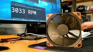 Noctua NFF12 iPPC3000 PWM  Fan Noise [upl. by Teodorico640]