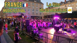 France🇫🇷amiensMusic festivalLa fête de la musique 2022 Walk tour in the City 4K [upl. by Burkhart860]