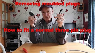 Remove moulded plugs and fit standard ones [upl. by Ailatan733]